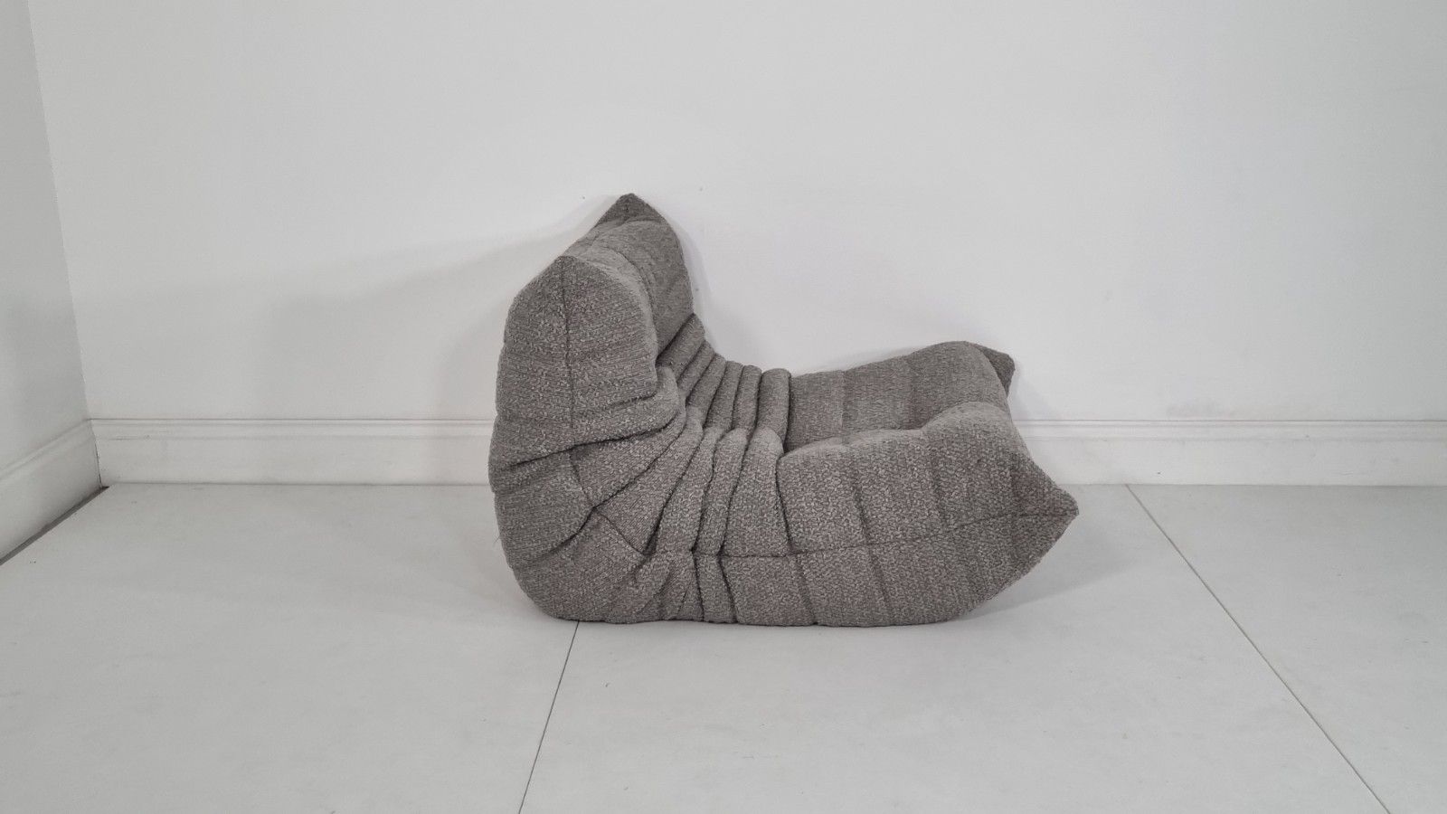 photo for sale Ligne Roset Togo Chair In Grey Boucle In Immaculate Condition