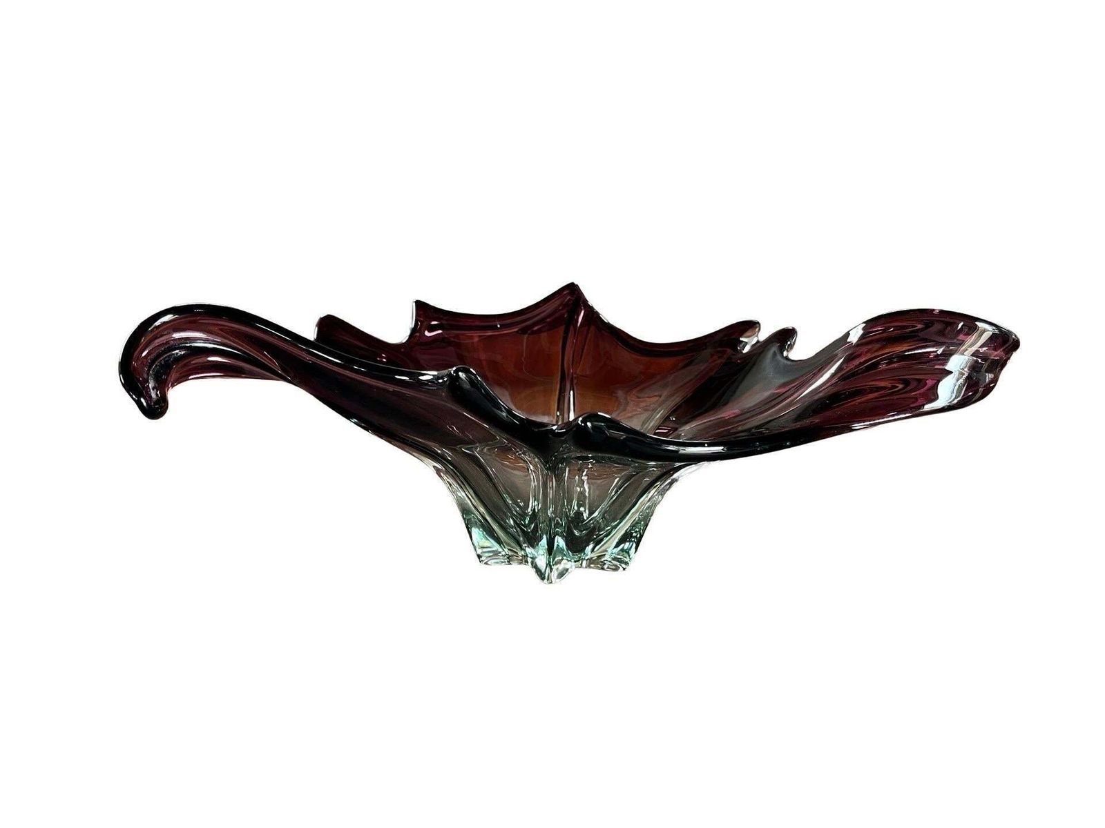 photo for sale Murano Submerged Blown Glass Centerpiece Attributed To Fratelli Toso, 1960 1970