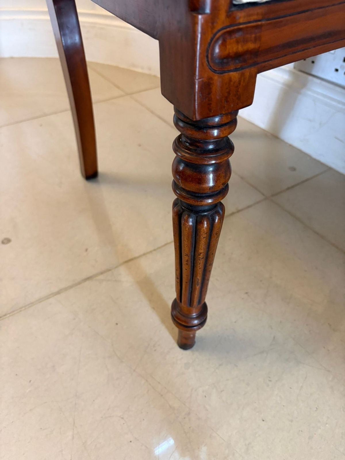 Antique English Early 20th Century Mahogany Dining Chairs Set Of Ten photo Furniture