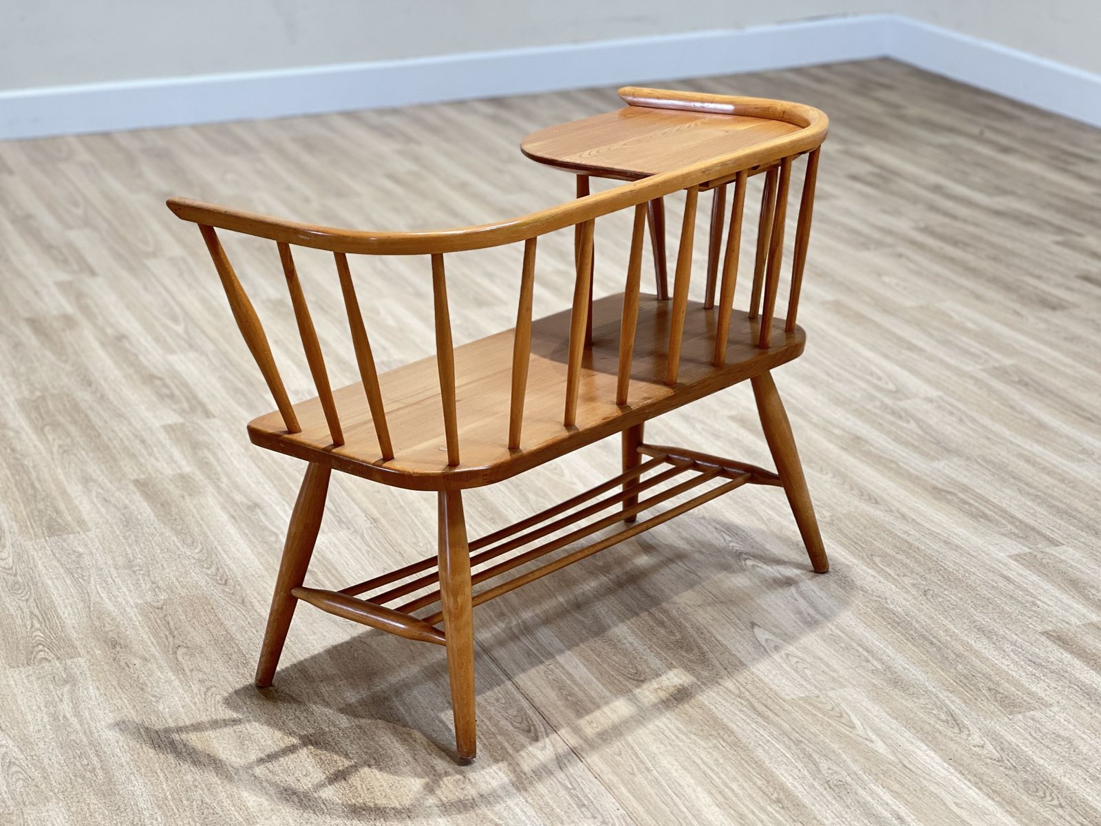 Ercol Telephone Seat By Lucian Ercolani, England 1960s photo for sale