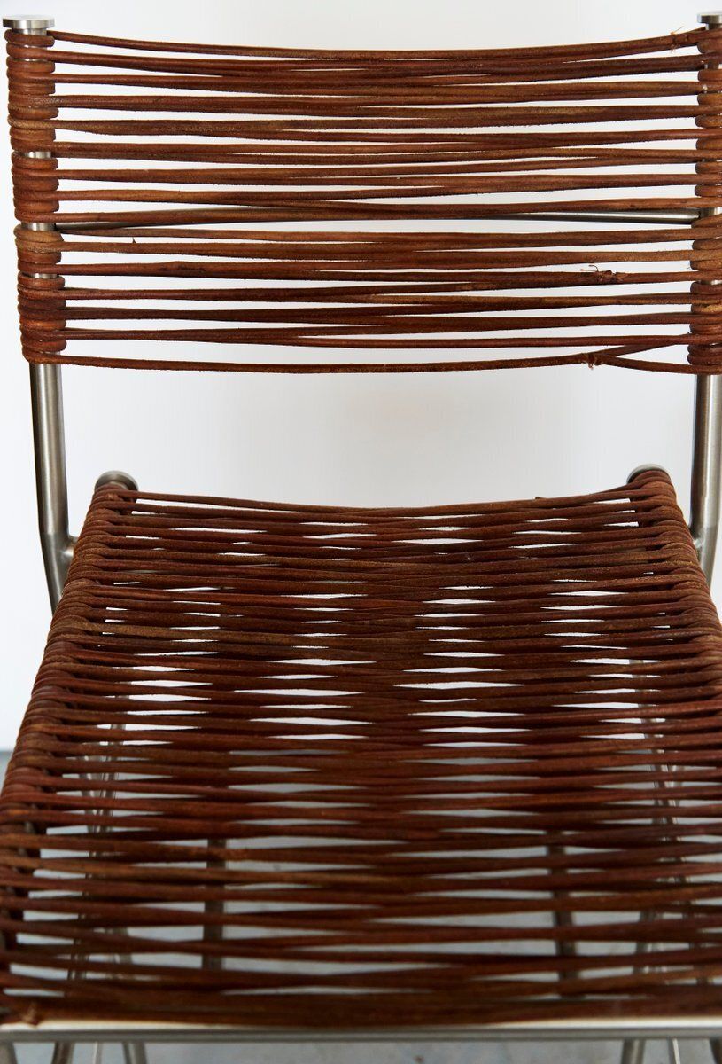 Missb Bar Stools By Tito Agnoli For Pierantonio Bonacina, 1990s, Set Of 2 photo for sale