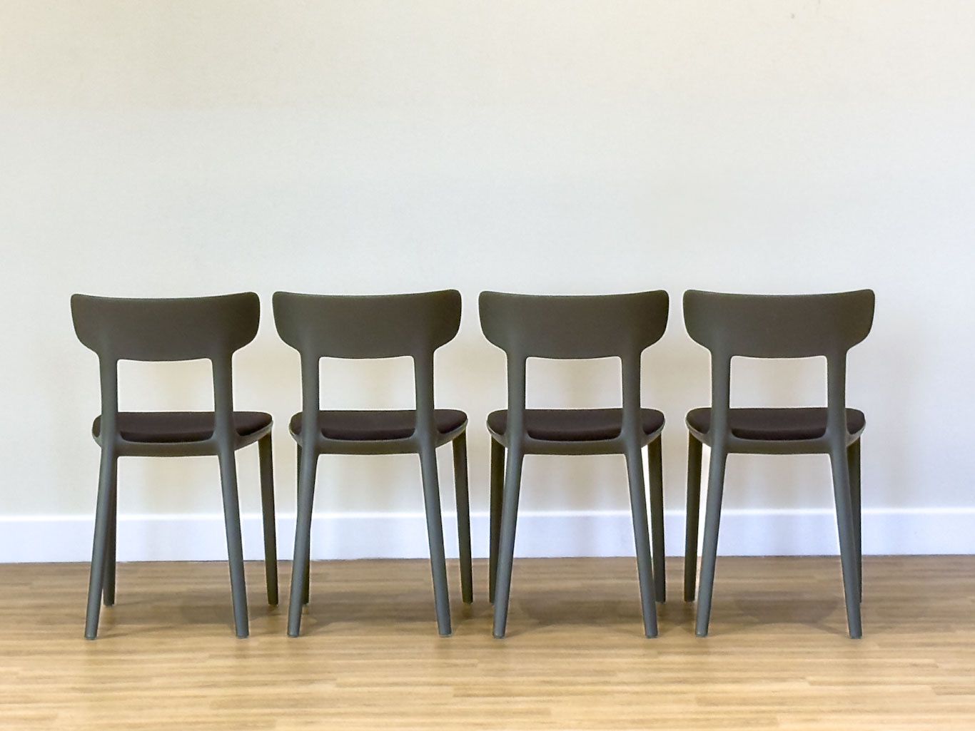 Set Of 4 Canova Dining Chairs By Claus Breinholt For Infiniti – Dark Grey Modern Design photo for sale