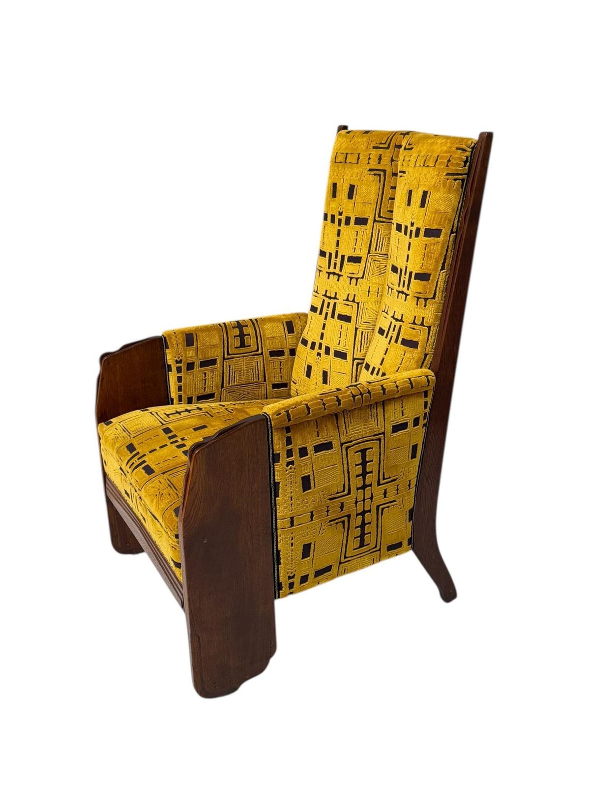 Art Deco Amsterdamse School Lounge Chair By Cornelis Van Der Sluys, 1918 photo buy