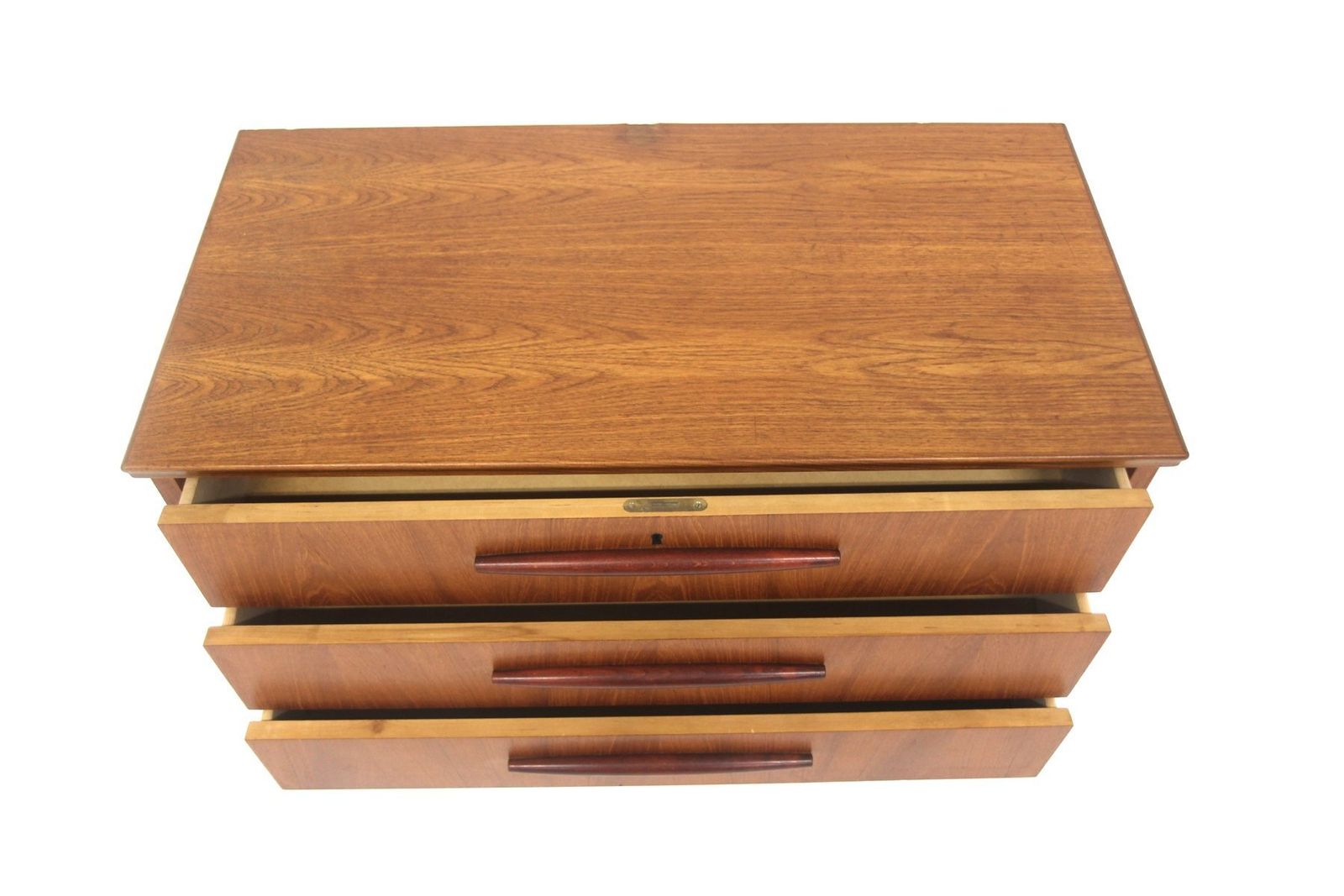 photo for sale Scandinavian Mahogany Secretary Desk, Sweden, 1960s
