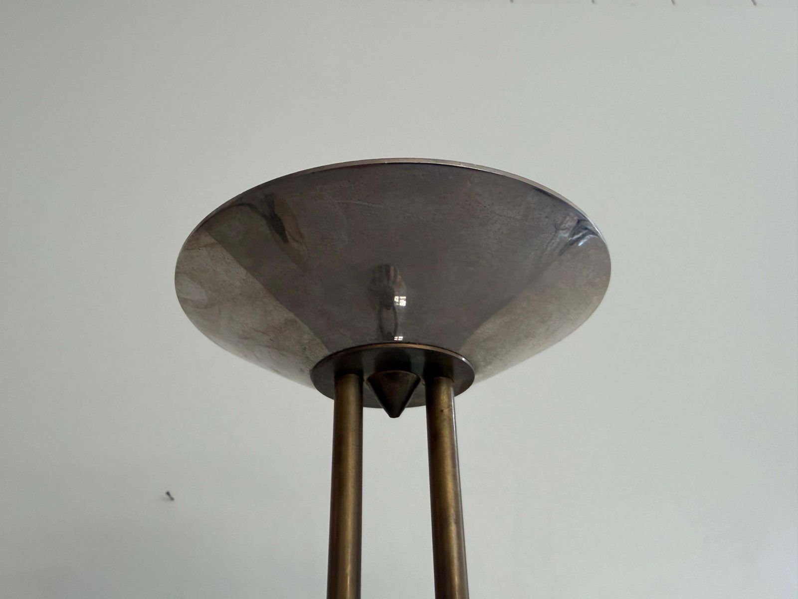 Metal And Brass Pair Of Floor Candleholders, 1960s, Germany photo buy