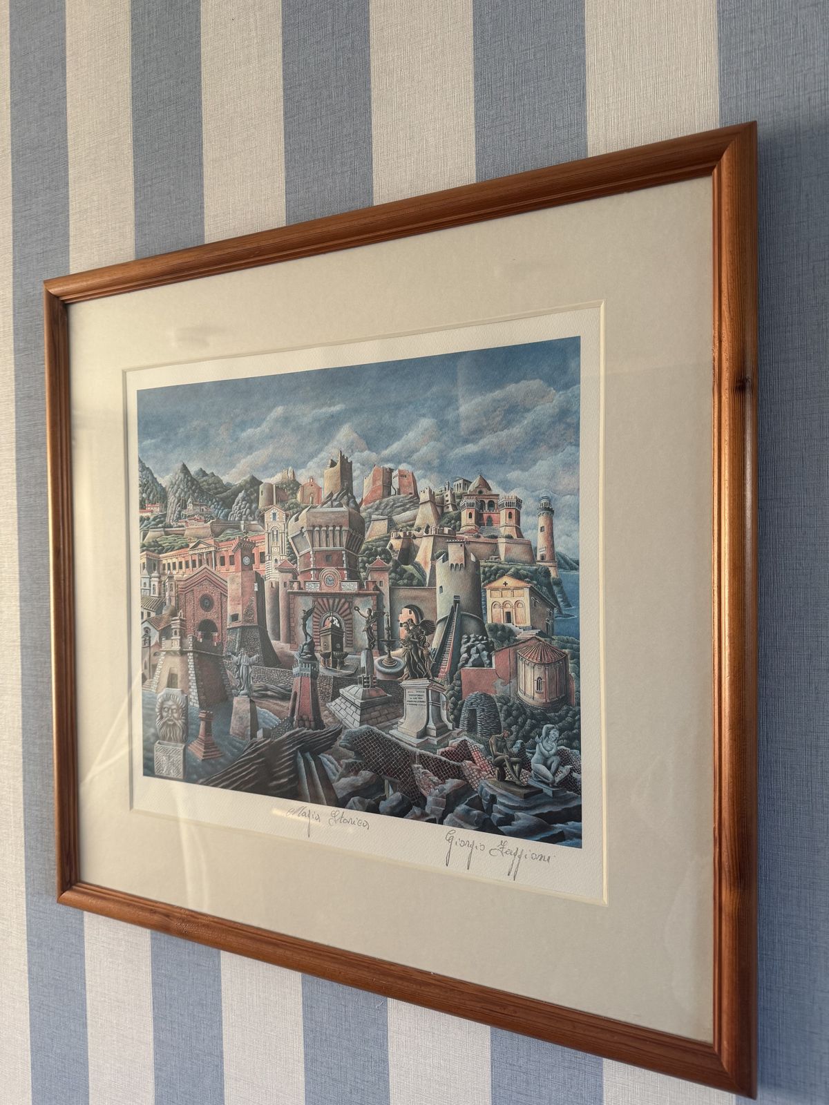 Signed Limited Edition Print – Magia Storica By Giorgio Faggioni photo for sale
