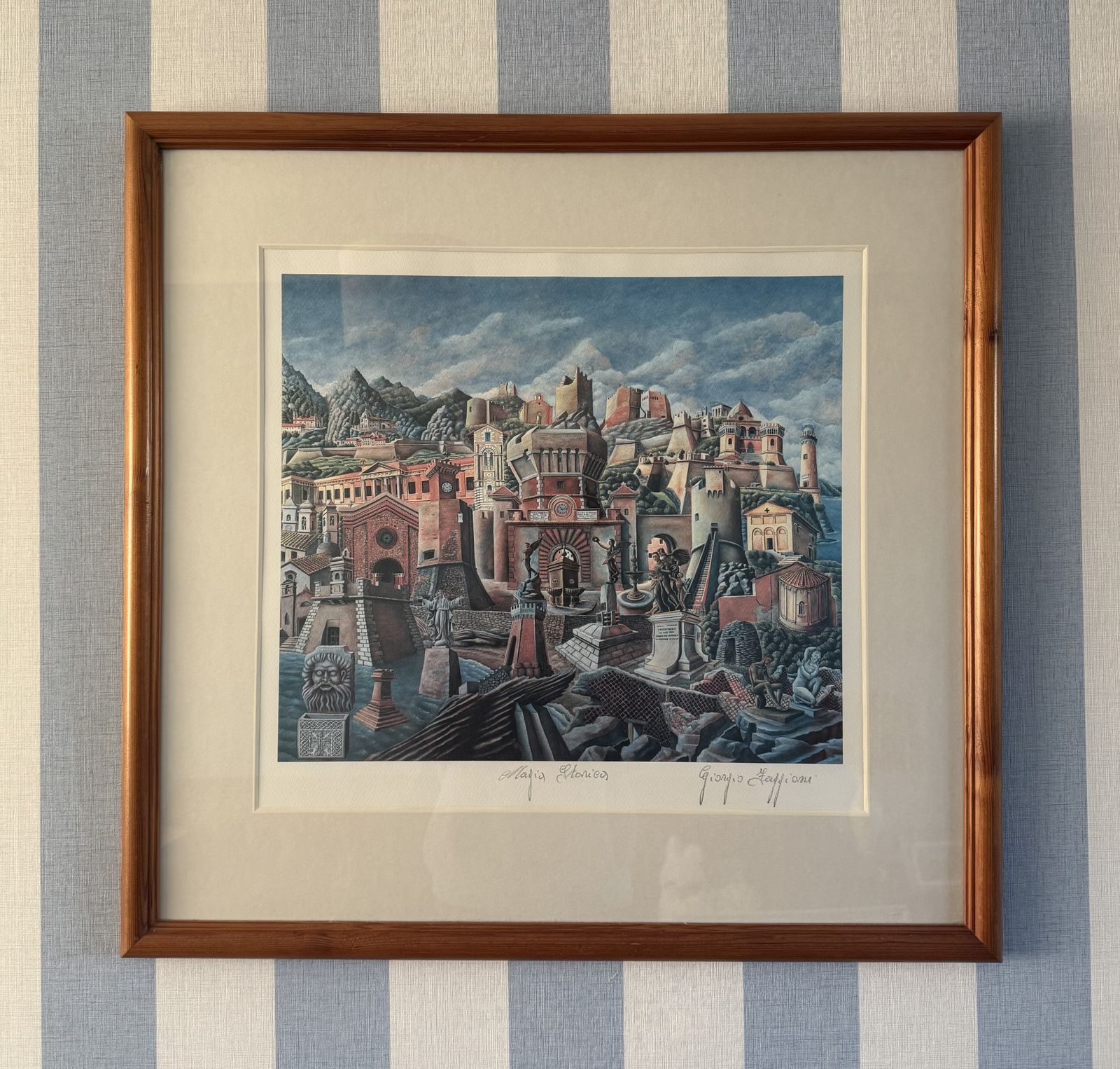 Signed Limited Edition Print – Magia Storica By Giorgio Faggioni