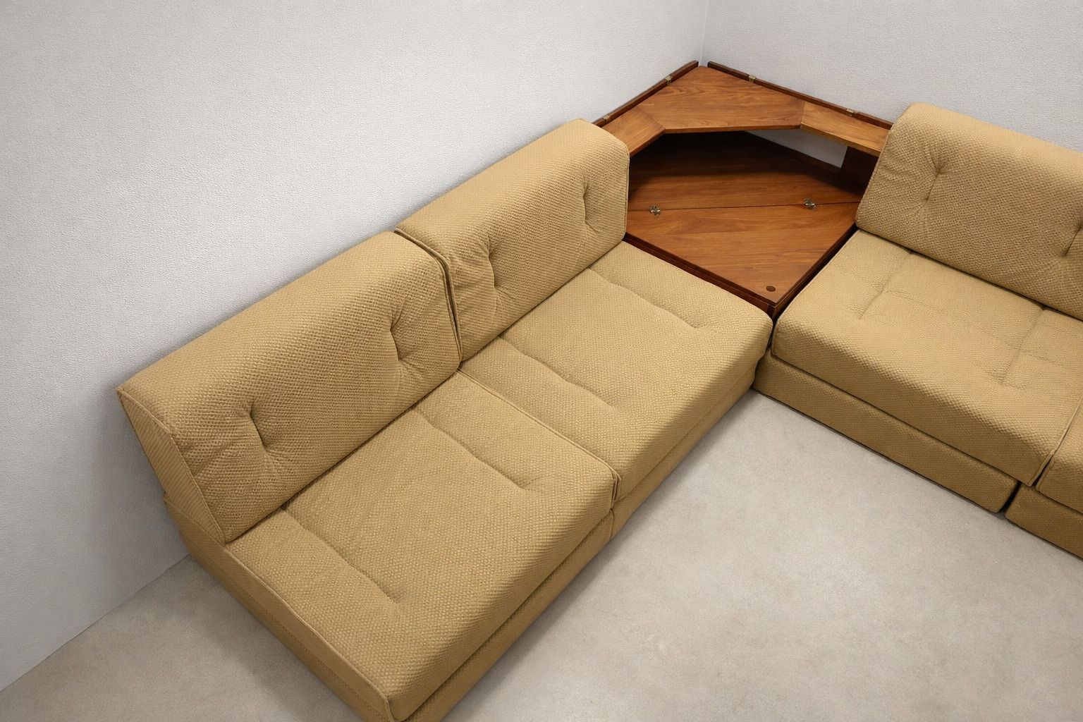Modulaire Mid Century Hoekbank Van Dřevotvar, Tsjecho Slowakije, Jaren 1960–1970 photo Meubels