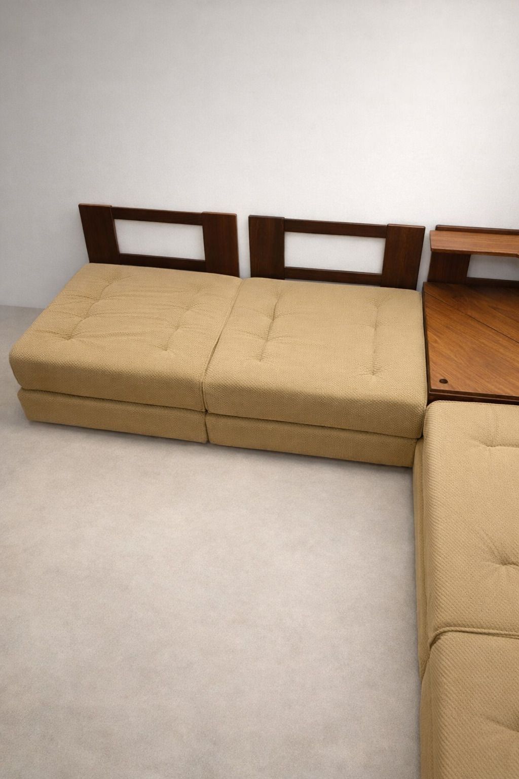 Modulaire Mid Century Hoekbank Van Dřevotvar, Tsjecho Slowakije, Jaren 1960–1970 photo vinterior