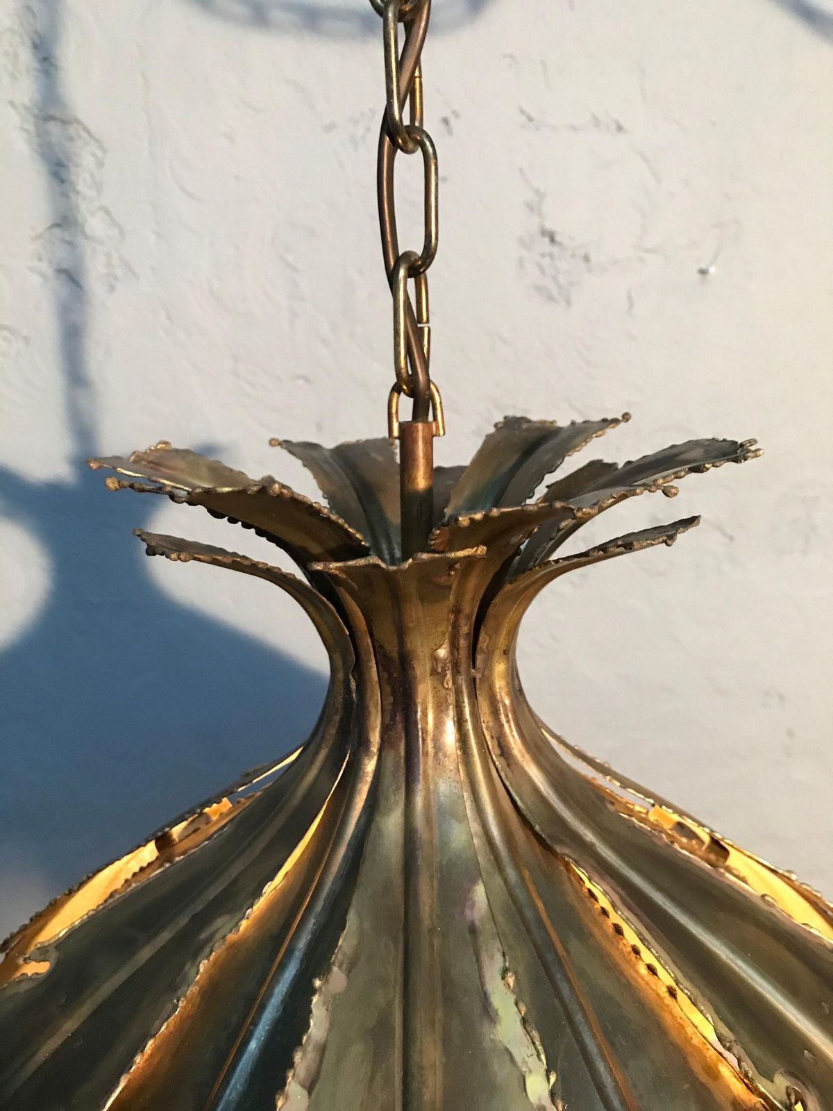 Vintage Svend Aage Holm Sørensen "Onion" Chandelier Pendant Lamp photo Lighting