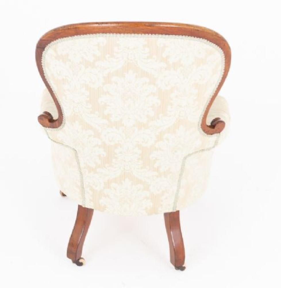 Period Victorian Gentlemans Chair Parlour Seat Antique 1870 photo Furniture