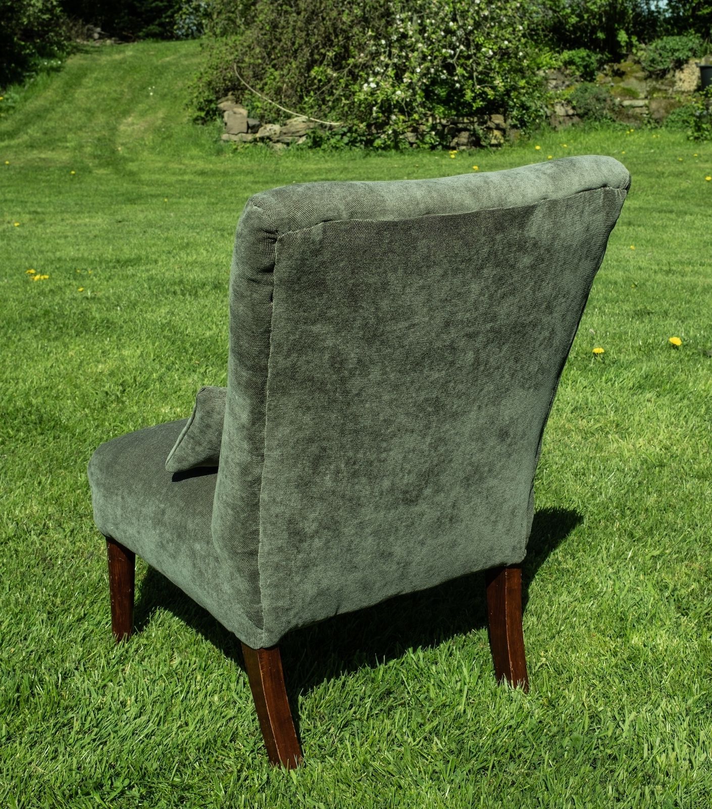 Newly Upholstered Bedroom Chair photo Furniture