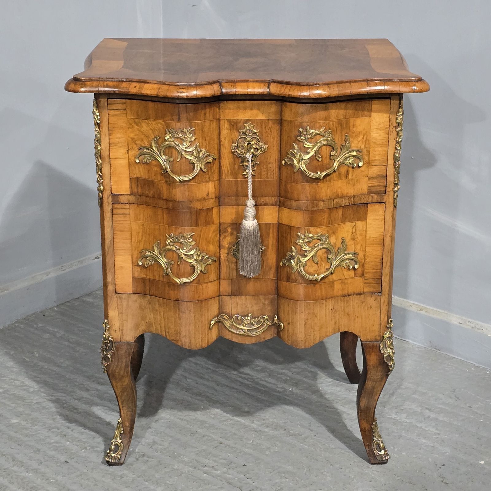 Small Maltese Walnut Commode Chest Of Drawers photo furniture
