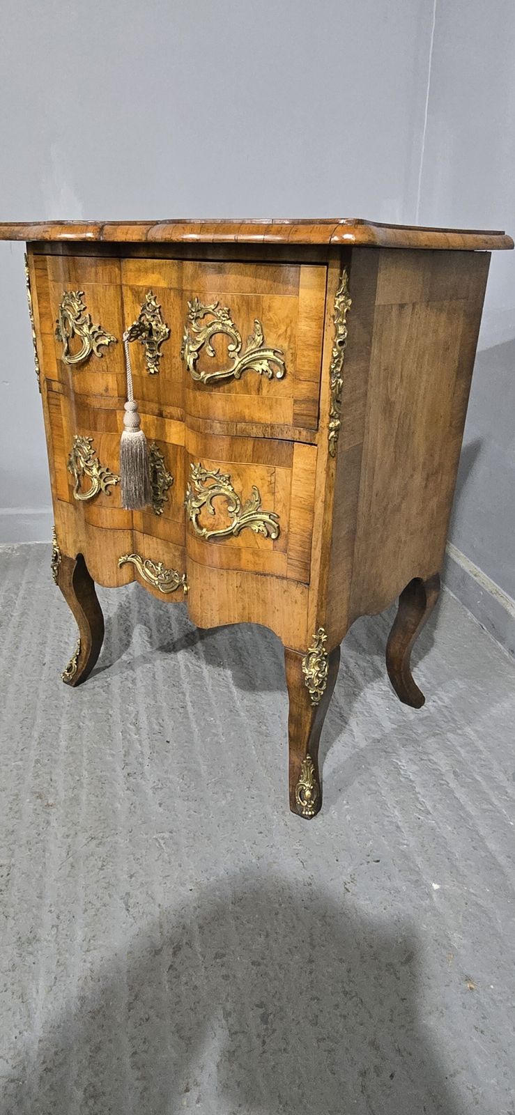 Small Maltese Walnut Commode Chest Of Drawers photo Furniture