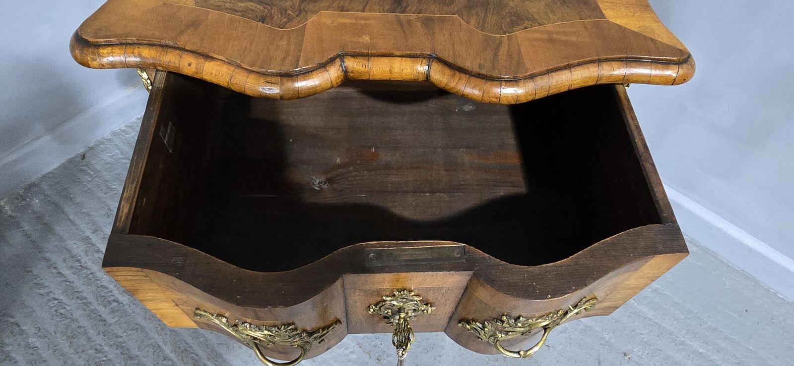 photo for sale Small Maltese Walnut Commode Chest Of Drawers