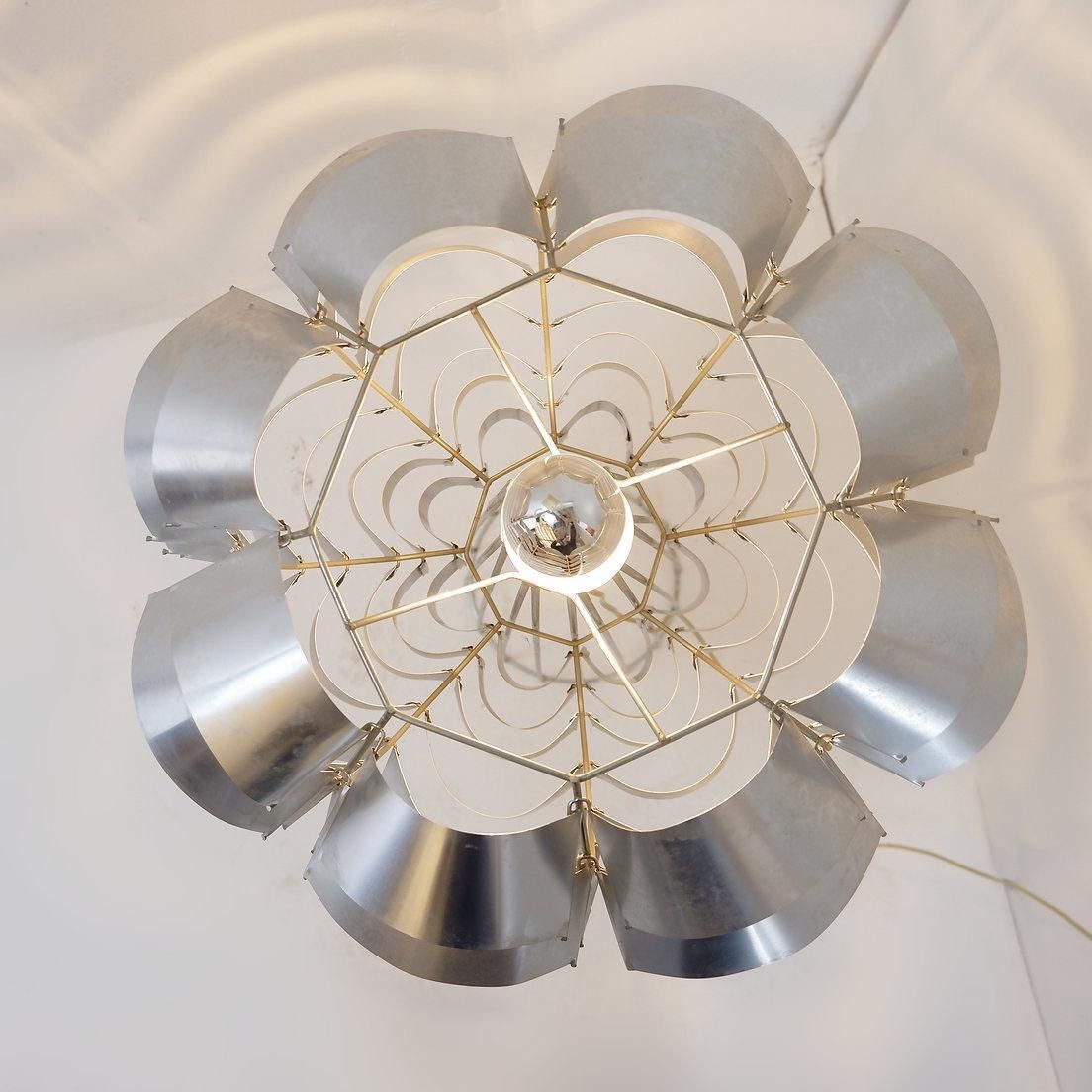 Max Sauze Floor Lamp, Mod. Orion 45, Metal, Mid Century Modern, France photo for sale
