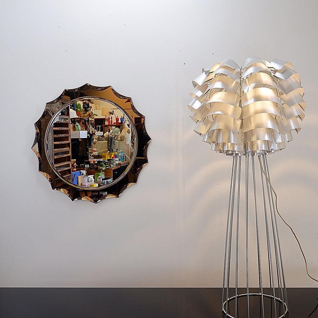 photo for sale Max Sauze Floor Lamp, Mod. Orion 45, Metal, Mid Century Modern, France