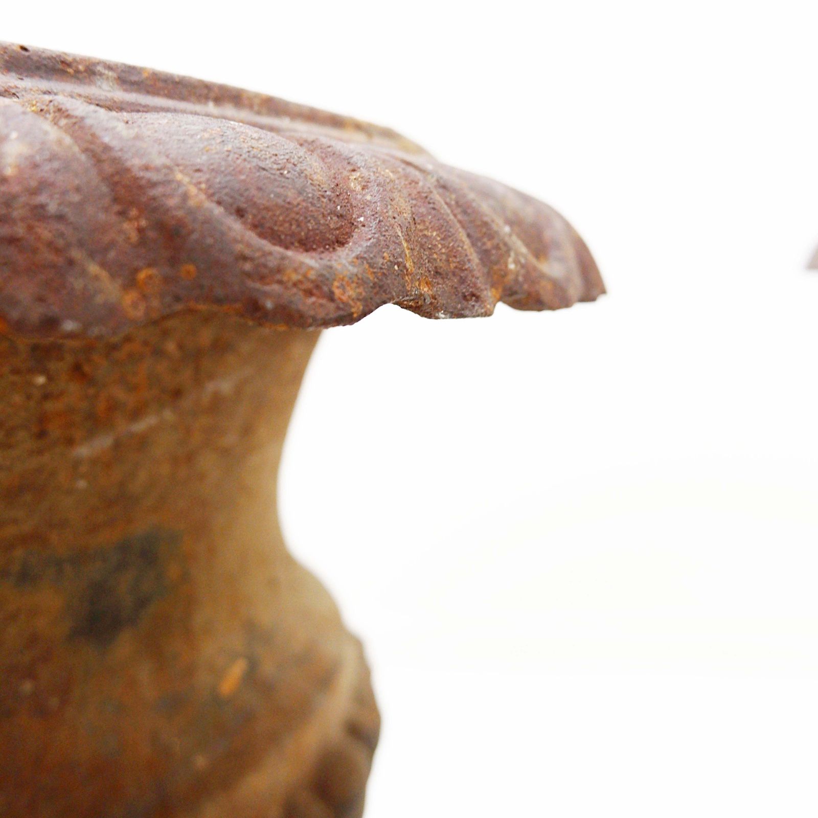 photo buy Pair Of Cast Iron Medici Planters   Late 19th Century