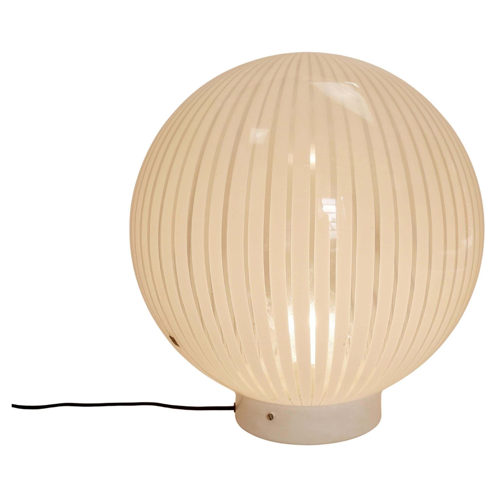 Table Lamp Of The Tessuti Series For Venini, Murano 1960s   ø 40cm
