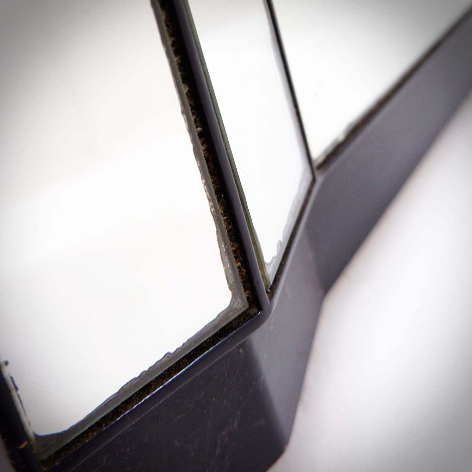 photo vinterior Art Deco Pyramid Floor Mirror, Wood & Synthetic, Belgium, 20th Century