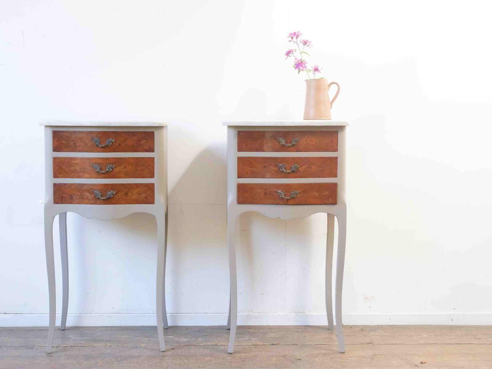 A Pair Of French Bedsides, 1950s photo furniture