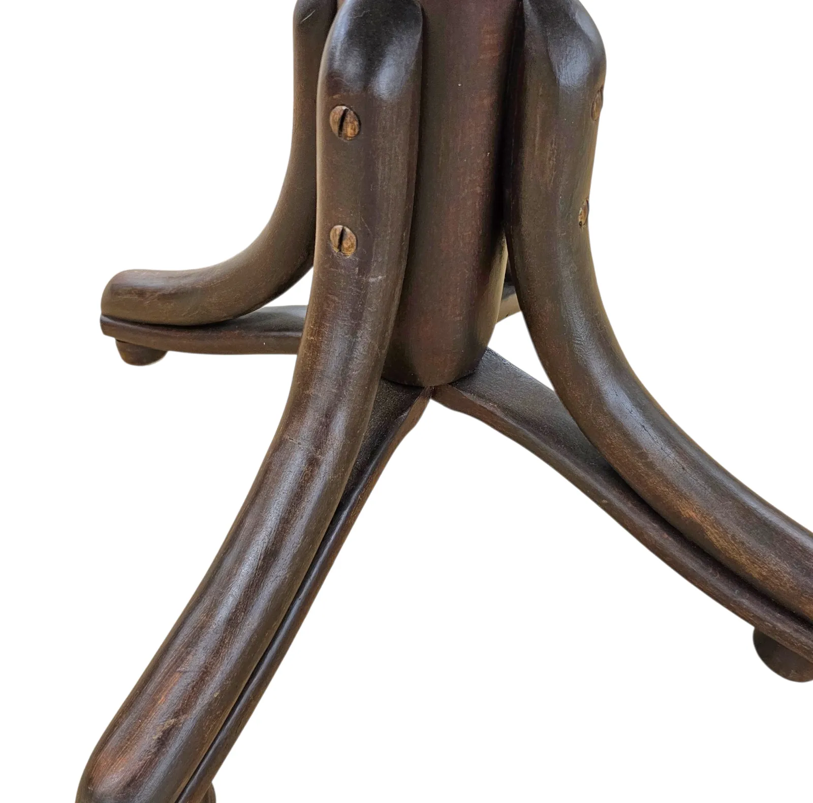 photo for sale Viennese Secessionist / Art Nouveau Style Bentwood Swivel Desk Chair Width 60 Depth 55 Height 82 Seat Height 48 Cm
