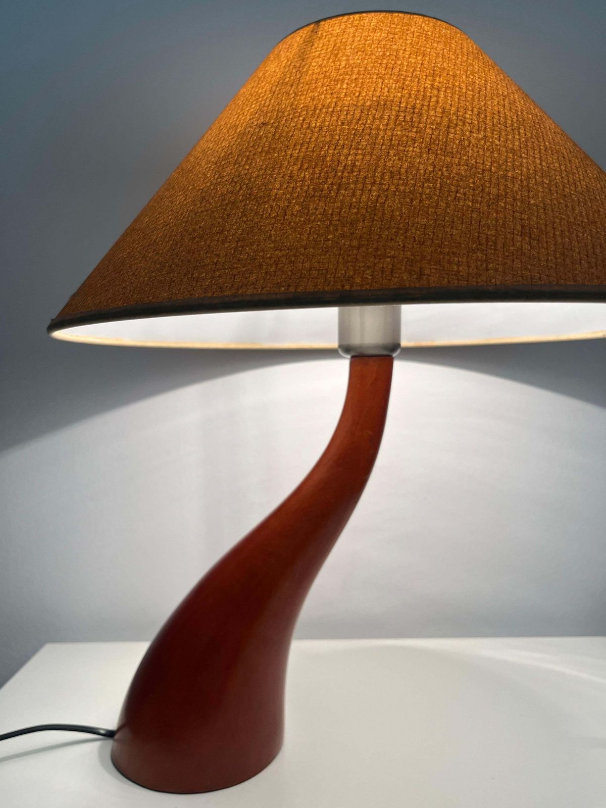 Postmodern "Bonsai" Pair Of Wood Table Lamps By Jordi Lluscà For Blauet, 1990s photo 1676.0