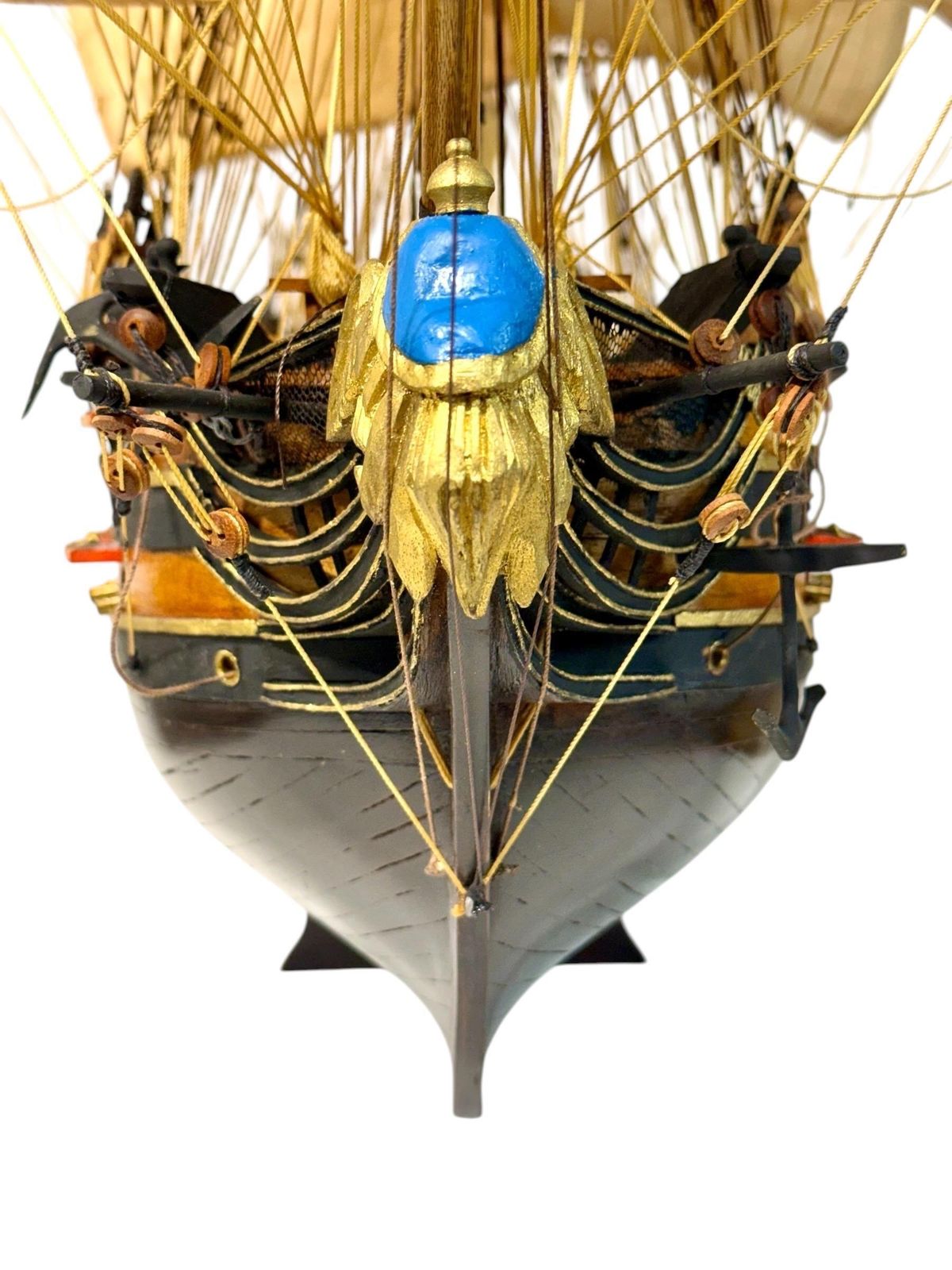 Large French Warship Model "Le Superbe" 1784, Handcrafted photo for sale