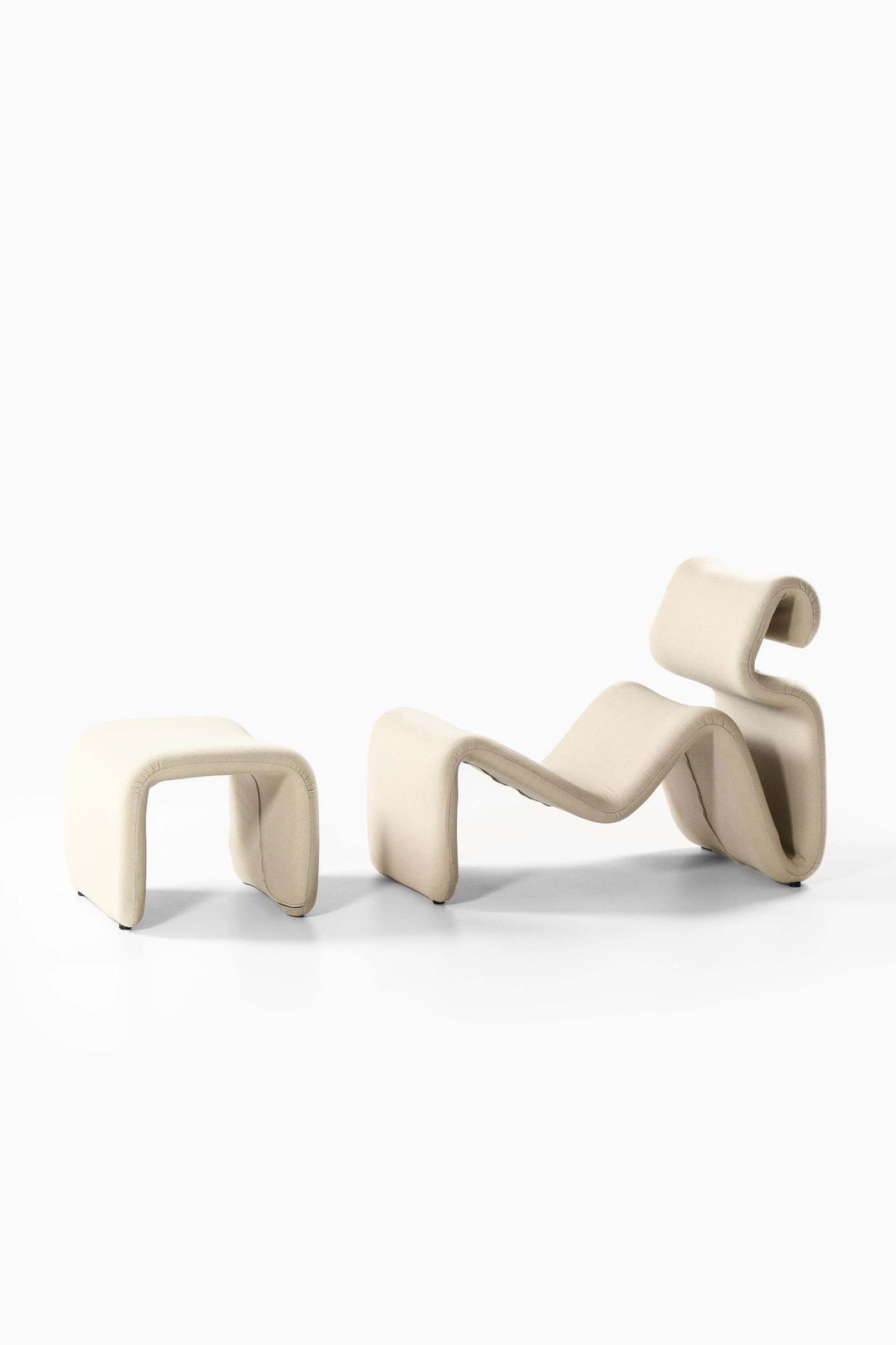 Etcetera Lounge Chair In Steel And Wool By Jan Ekselius, 1960s photo furniture