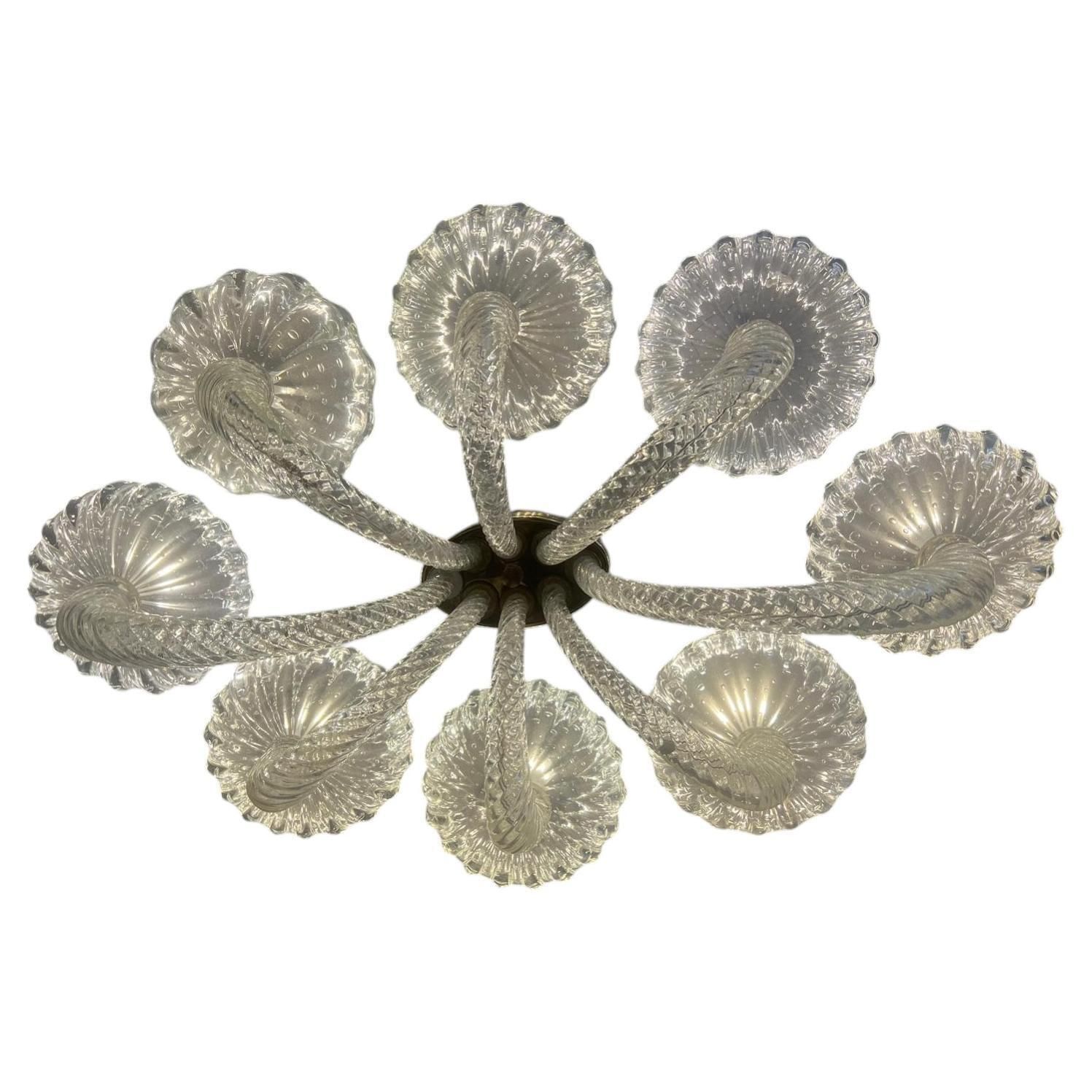 Chandelier By Barovier & Toso, Murano, 1940s photo furniture