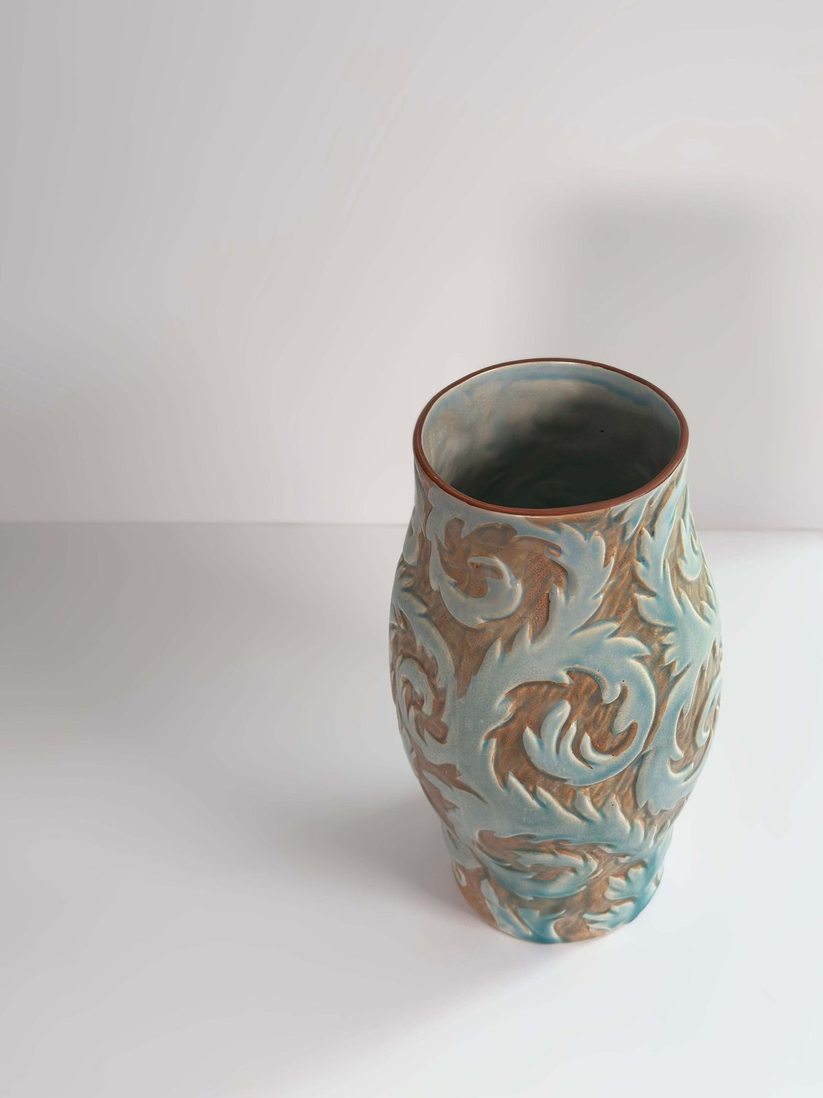 Art Deco Ceramic Vase By Thomas Forester & Sons, Staffordshire, 1930s photo 300.0