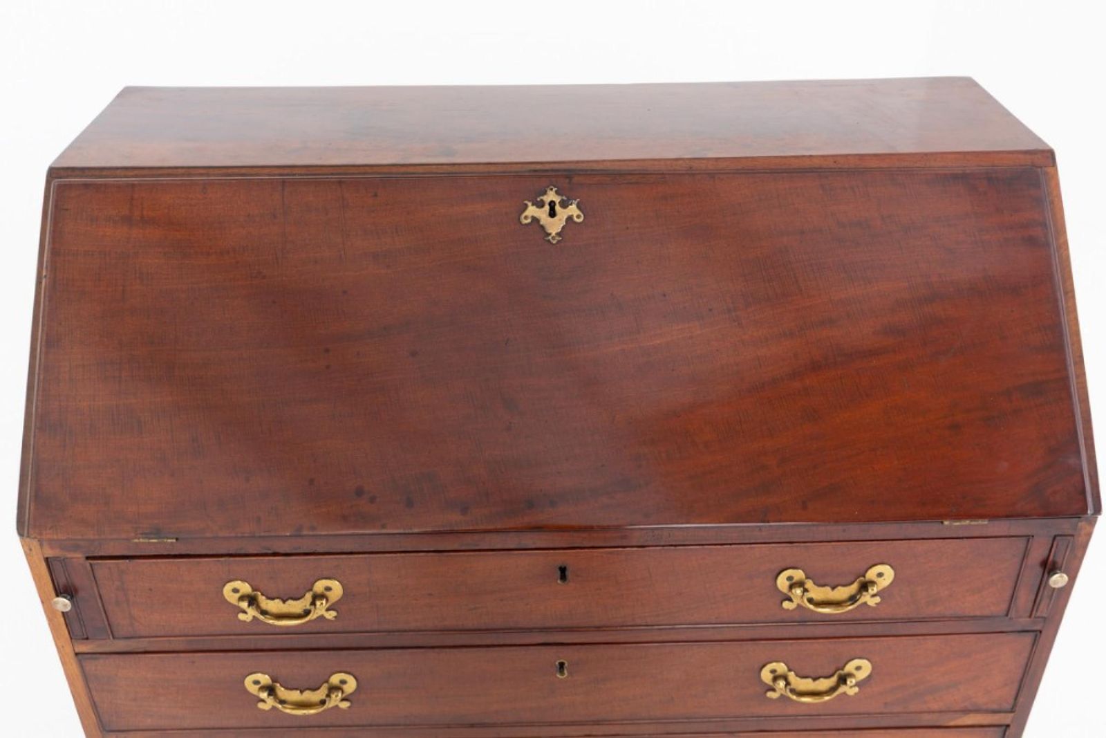 Georgian Bureau Desk Period Antique Mahogany 1800 photo buy