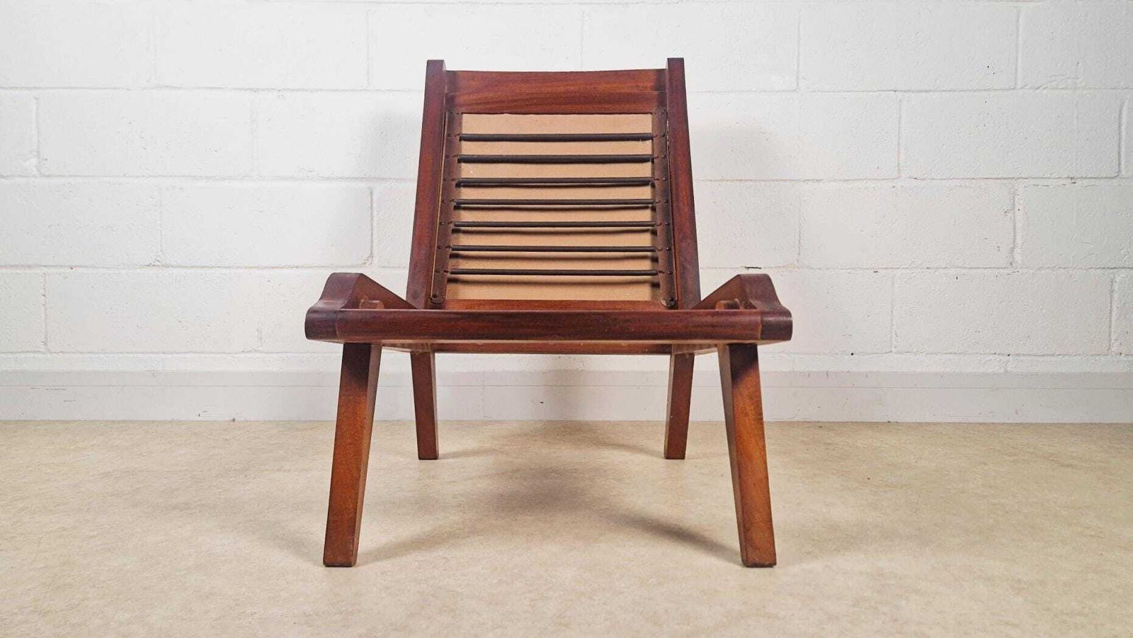 Vintage Mid Century 1960s Solid Teak Danish Design Lounge Accent Armchair Bl438 photo for sale
