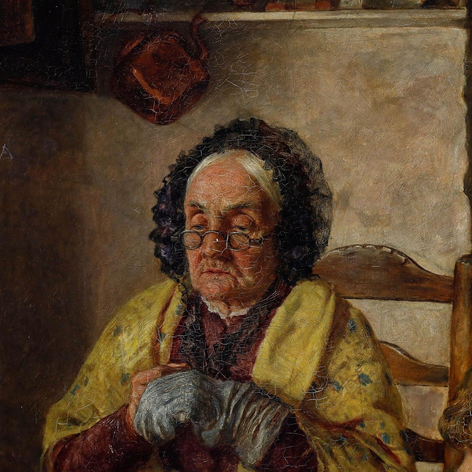 Alice Grant Framed 1880 Oil, In Disgrace photo buy