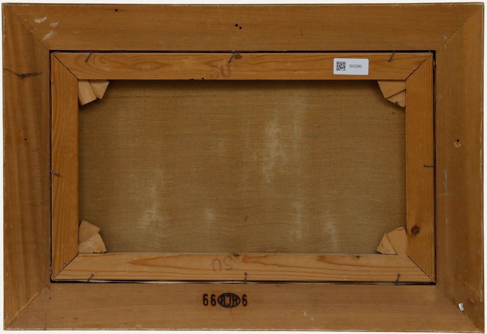 H. Welters Framed Mid 20th Century Oil, Coming In To Dock photo Art