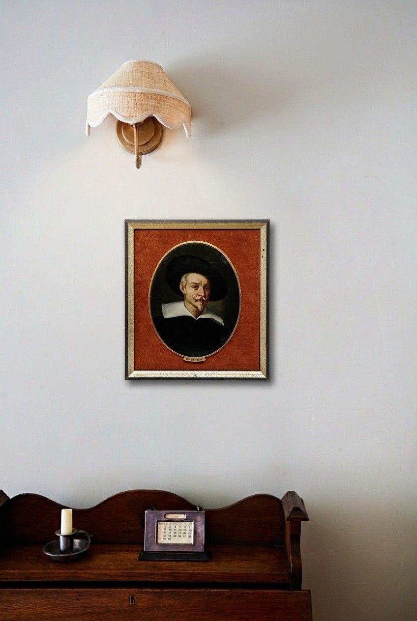 After Guido Reni (1575–1642) Framed 19th Century Oil, Self Portrait photo for sale