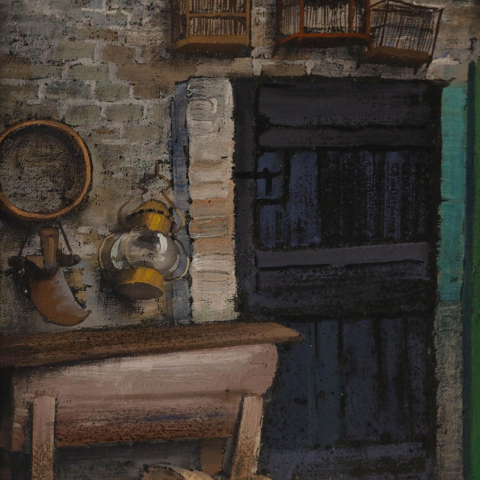 A.Willems Mid 20th Century Oil, The Farm House photo Art