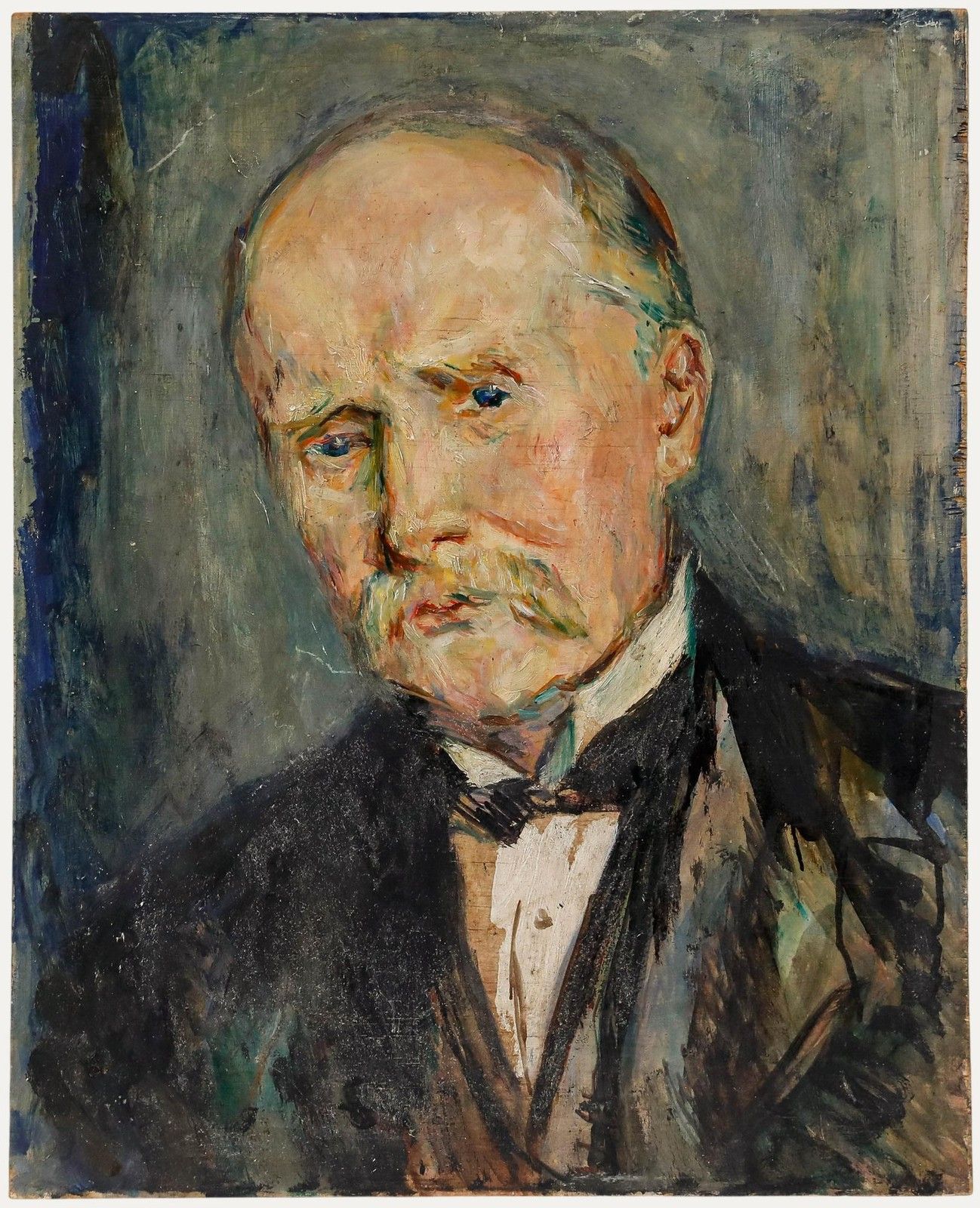 Susi Zimmermann (B.1883) Mid 20th Century Oil, Portrait Of A Gentleman