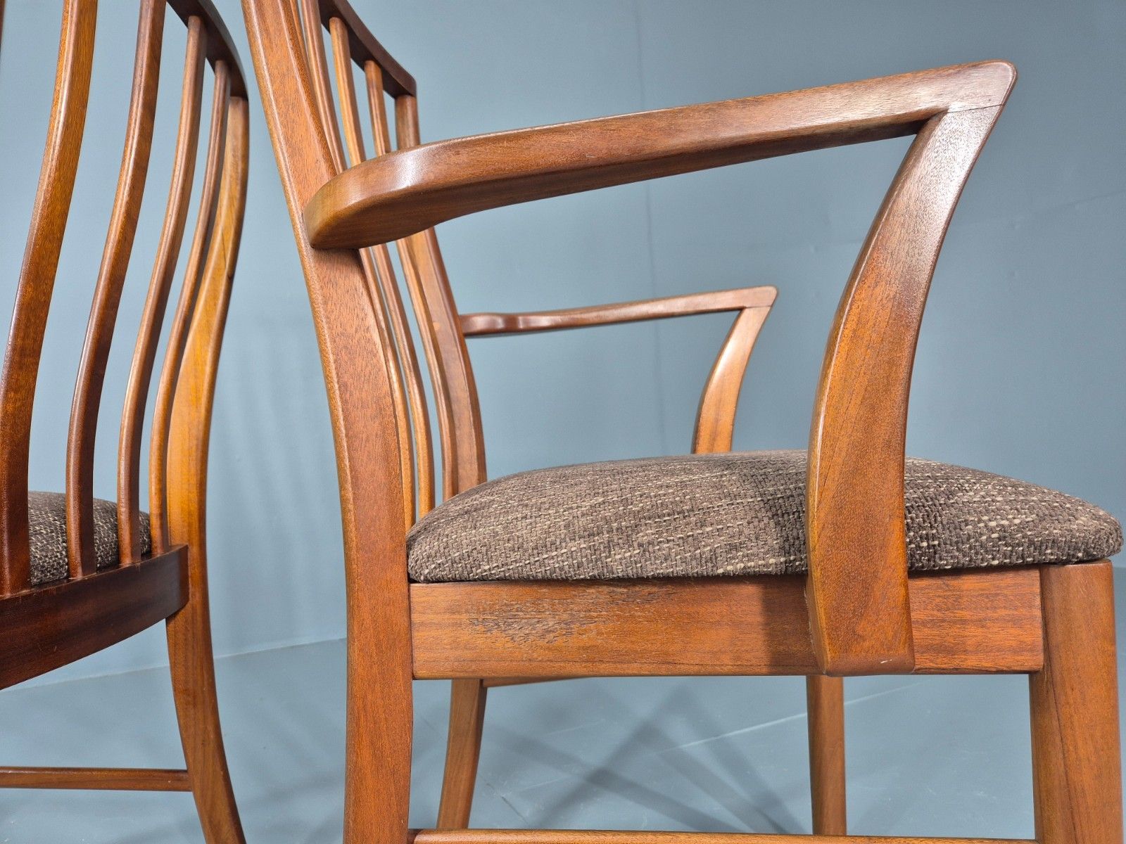 photo for sale 6 Vintage McIntosh Dining Chairs Mid Century Design 1970s Retro Eb11913 Mdin