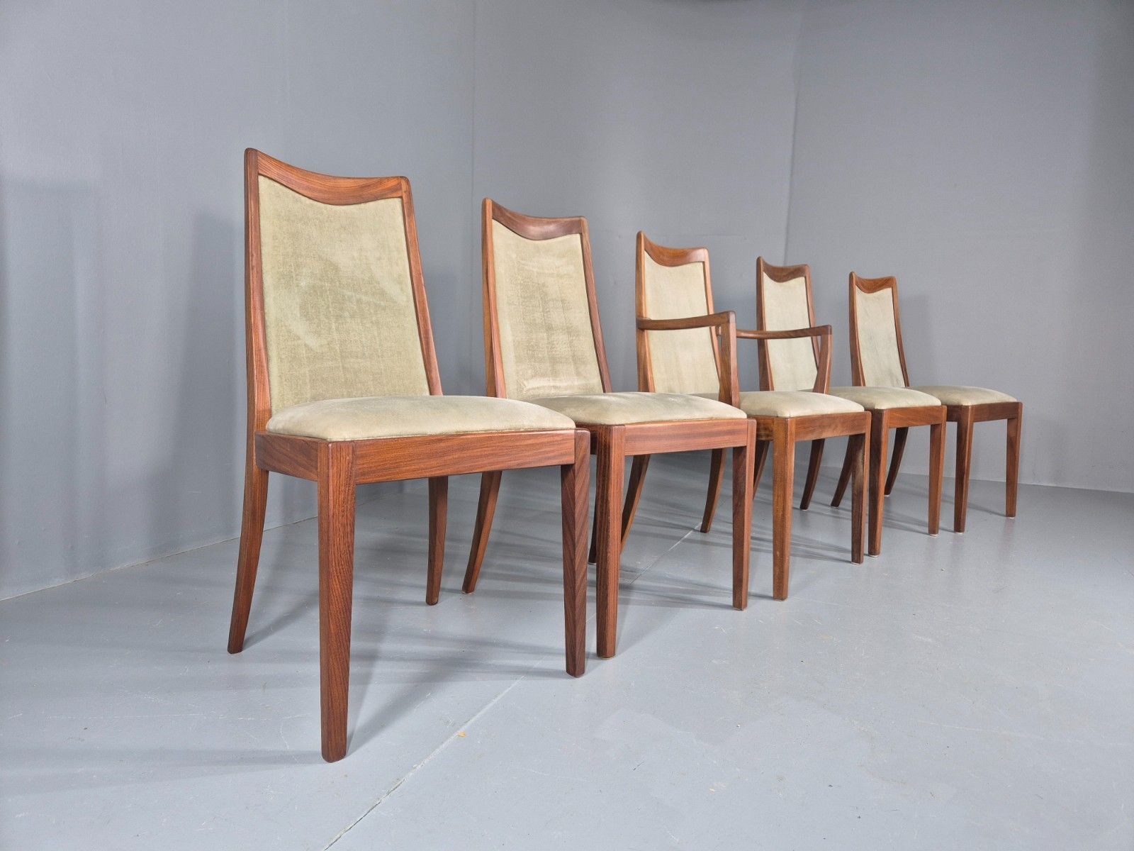 5 Vintage Teak Dining Chairs G Plan 1970s Design Retro Mid Century Eb11919 Mdin