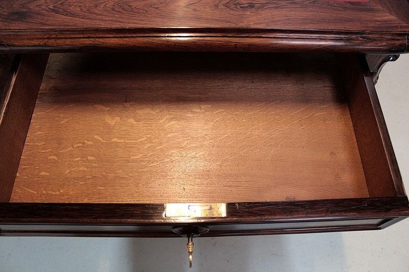 Louis XV Table Desk In Rosewood 19th photo Furniture