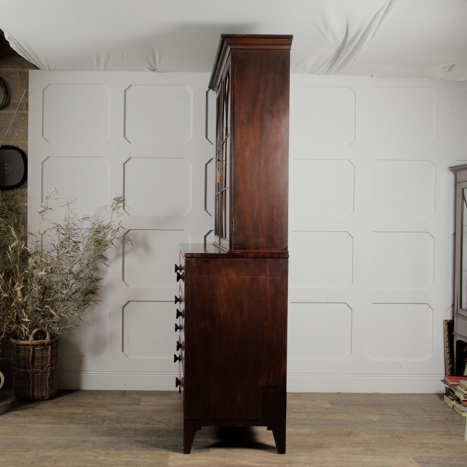 Early To Mid 19th Century Secretaire Bookcase photo Furniture