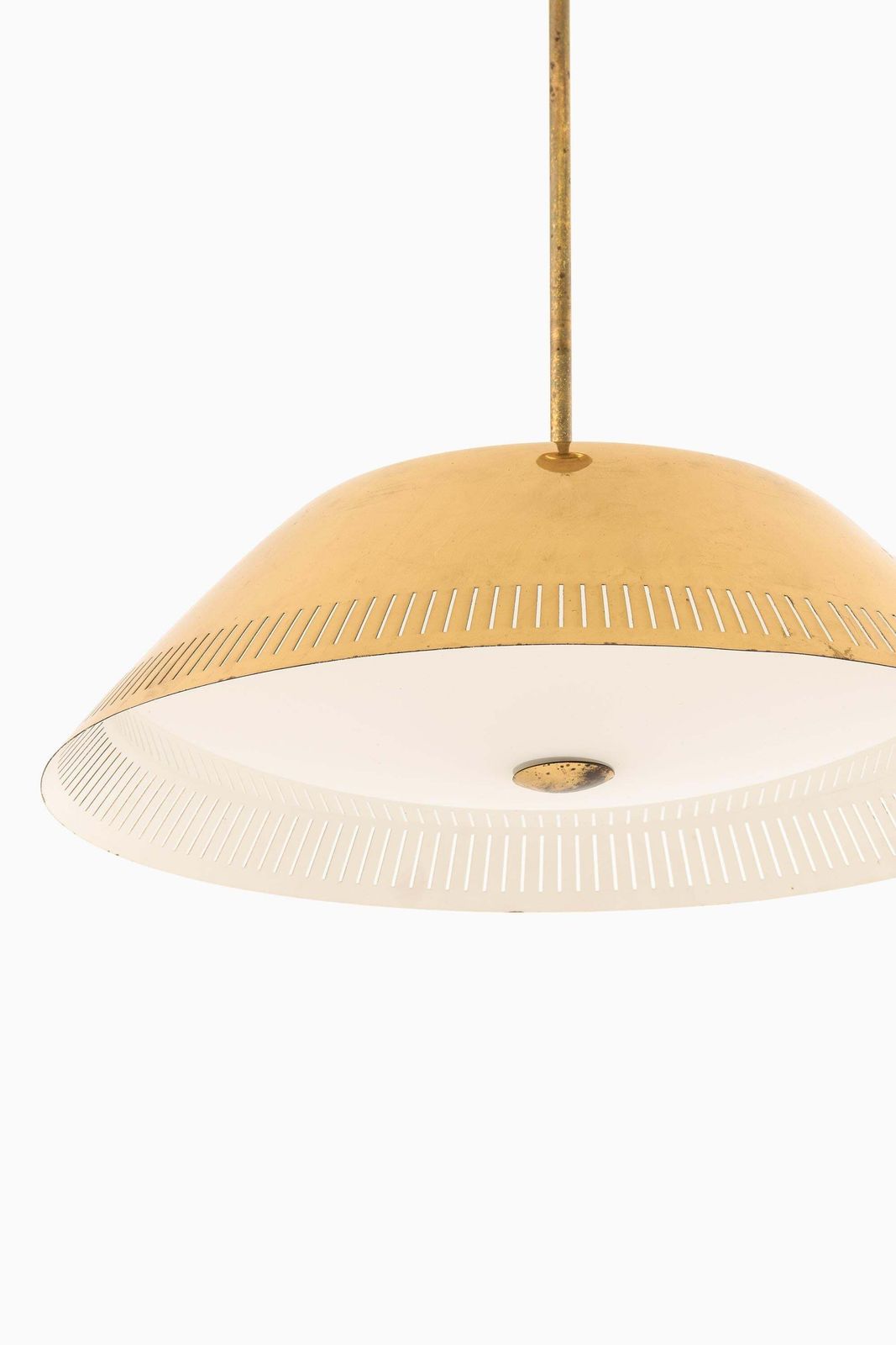 Ceiling Lamp In Brass And Glass By Lisa Johansson Pape, 1950s photo furniture