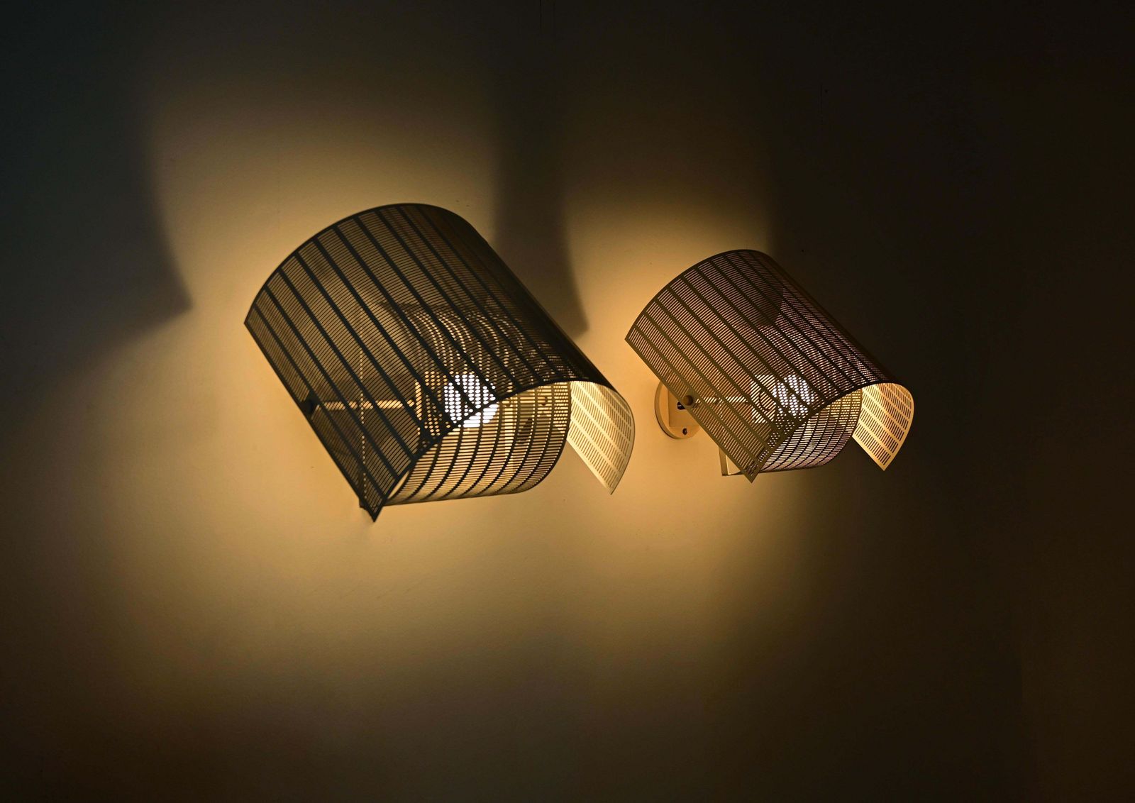 Shogun Wall Lamps By Mario Botta For Artemide, 1980s, Set Of 2 photo for sale