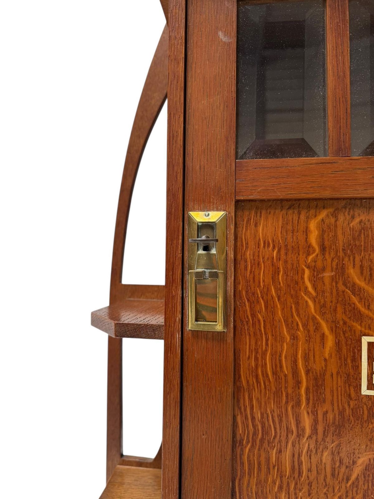 Arts & Crafts Wall Cabinet In Oak By Onder Den Sint Maarten, 1900s photo buy
