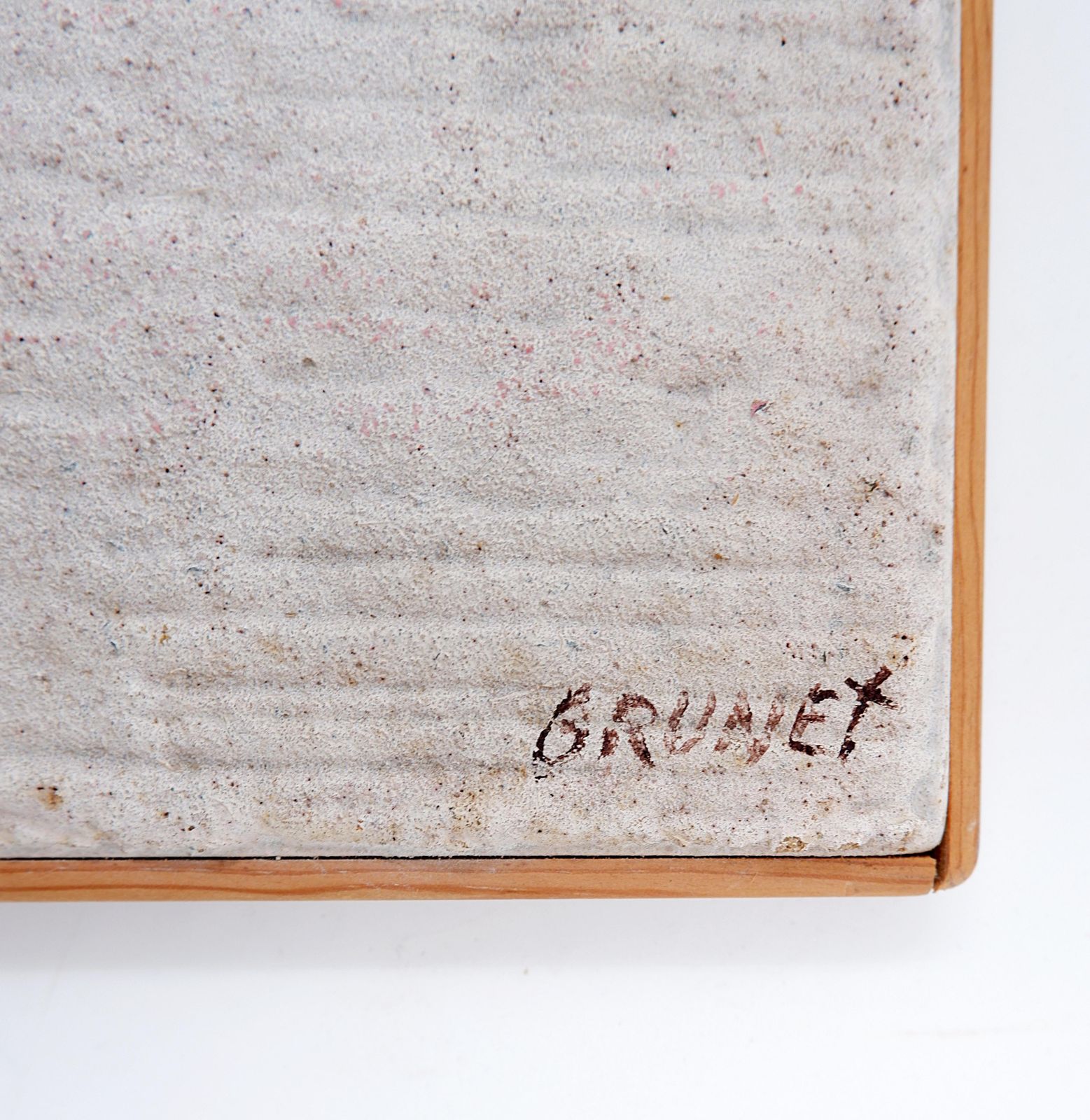 photo vinterior Pair Of Abstract Mixed Media   "Dans La Brume" & "Imagine"   Brunet Marie 1984