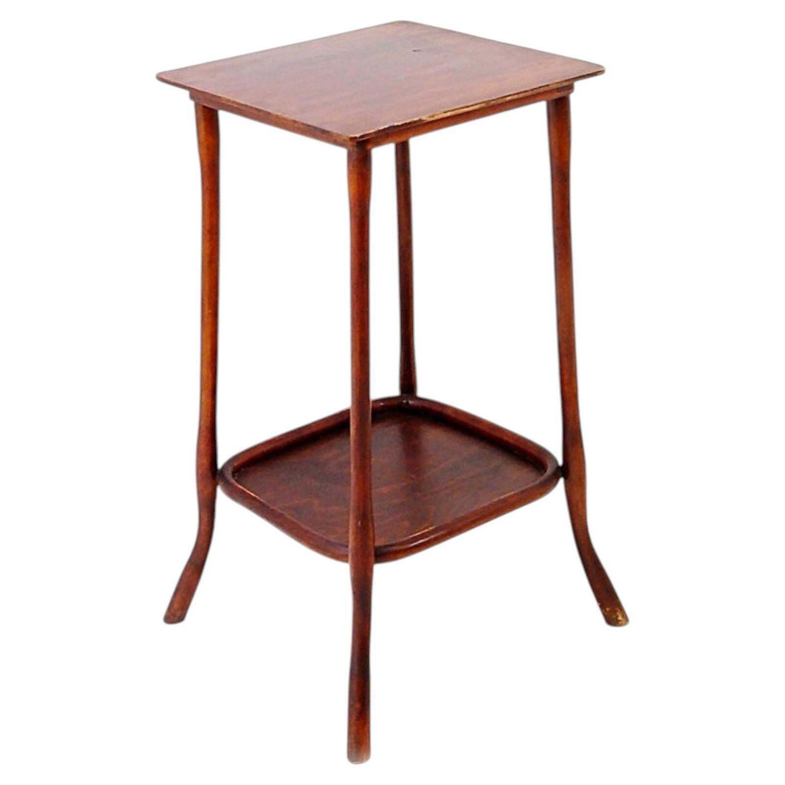 Art Nouveau Bentwood Side Table No. 960 By J&J Kohn   1920s