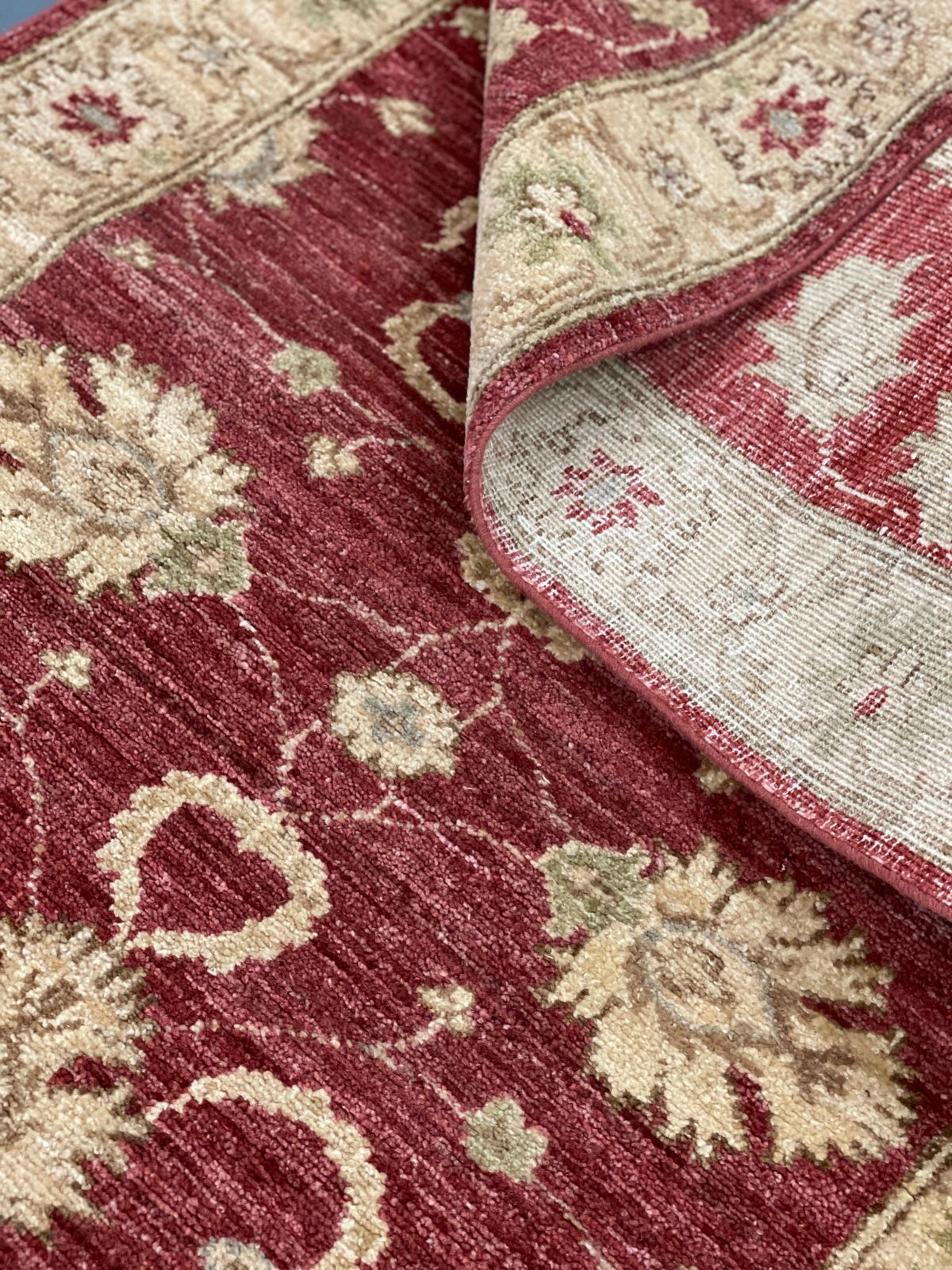 Tapis de couloir traditionnel rouge bordeaux, tapis de couloir en laine Burgundy, décoration intérieure photo vintage