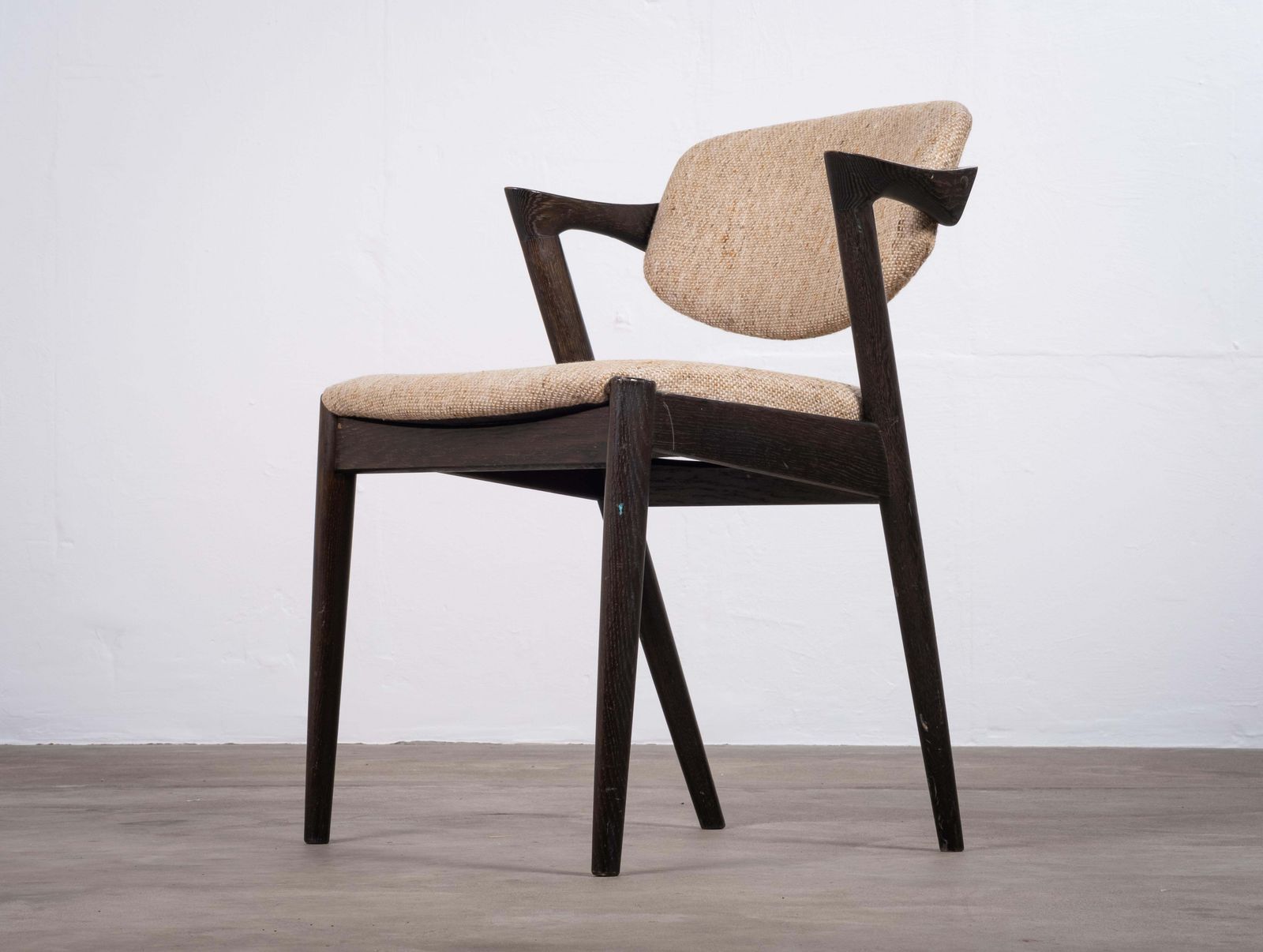 Set Of 3 Dining Chairs By Kai Kristiansen For Schou Andersen, Denmark, 1950s photo buy