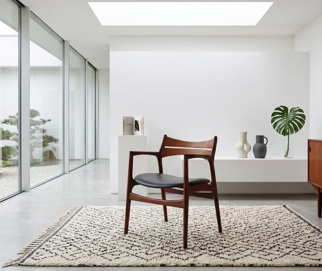 Teakhouten Fauteuil Van Erik Buch Voor Christiansen Møbelfabrik, Denemarken, Jaren 1960 photo for sale